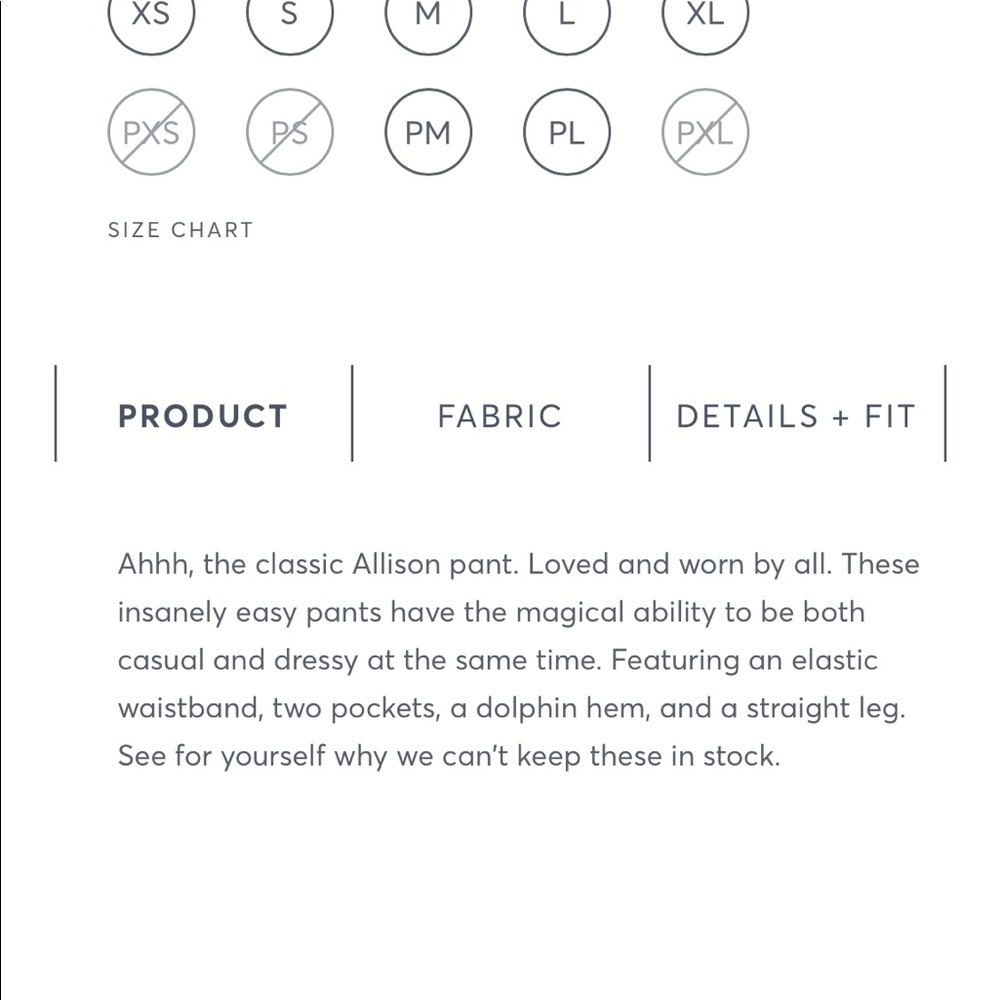 Marine Layer Black Skinny Pants - Picture 3 of 5